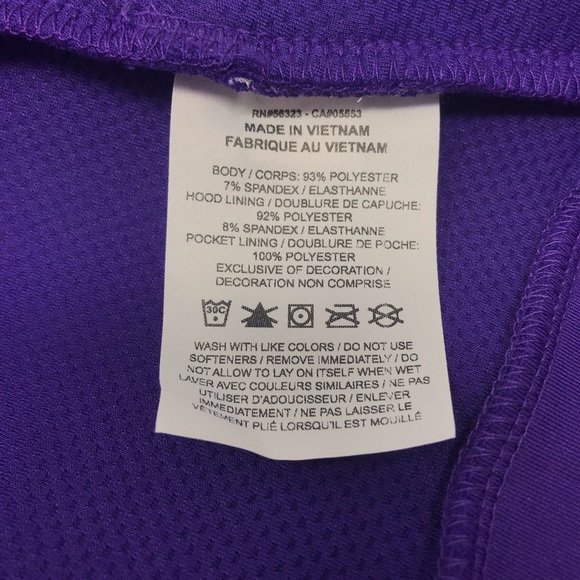 Nike Pro Dri Fit LSU Team Full ZIP Hoodie *Md *NWT - Picture 6 of 9